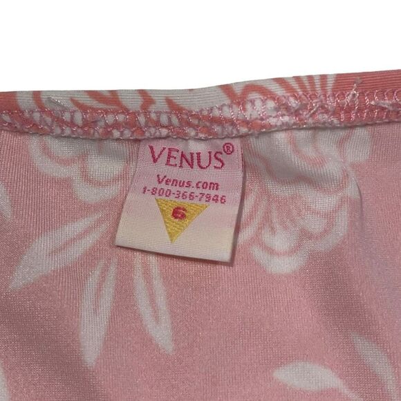 Venus Pale Orange & White Floral Underwire Bikini - Size‎ 6 bottoms - C cup top - Picture 4 of 9